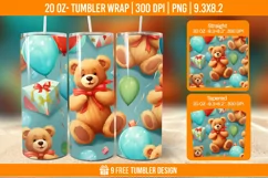 Children Toys Tumbler Wrap Designs, Sublimation Wrap Product Image 1