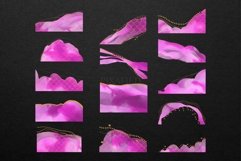 Mermaid Watercolour Border Clip Art Product Image 2