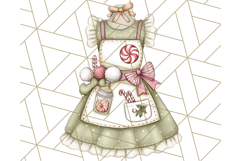Christmas Sweet Shoppe Clipart PNG, Pastel Bakery Art Product Image 3