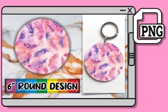 Artistic Masterpieces: Sublimation Circle &amp; Keychain Collect Product Image 1