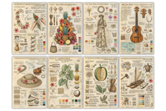 Summer Tropical Hawaiian Junk Journal Pages Product Image 5