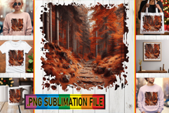 Joyful TOTE BAG Gift Ideas PNG, Autumn Product Image 1