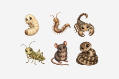 Unloved Animals Clipart Bundle | Cute Critters PNG Product Image 10