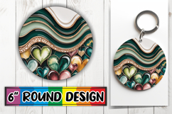 Whimsical Circle Ornaments PNG Design, Pattern Product Image 1