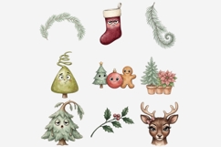 Quirky Christmas Character Clipart Bundle Product Image 6