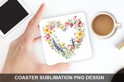 Spring Flower - Coaster Sublimation Design Product Image 1