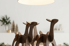 3D Reindeer Laser Cut Files Holiday Table Decor Digital Down Product Image 3