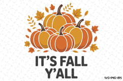 It&#039;s Fall Y&#039;all Svg | Halloween Svg | Svg Cut Files Product Image 1