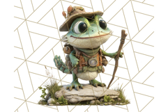 Tiny Explorers Clipart PNG, Animal Adventure PNG Product Image 3