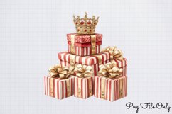 Royal Christmas Clipart Sublimation PNG Product Image 1
