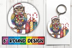Christmas Round Design Sublimation for PNG Product Image 1