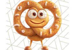Cute Food PNG Clipart, 3D Adorable Kawaii Characters Png Product Image 3