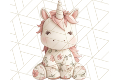 Pink Floral Stuffed Animal Clipart PNG, Cute Stuffed Animals Product Image 3