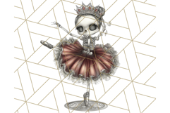 Dark Nutcracker Clipart Gothic Holiday Ballet PNG, Christmas Product Image 3