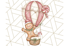 Gingerbread People Clipart, Cute Cookie PNG Illustrations Product Image 3