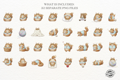 Easter Cat Clipart Product Image 3