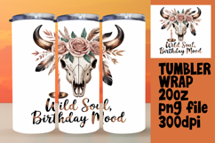 Bespoke 20oz Tumbler Artwork , Girl Quote Product Image 1