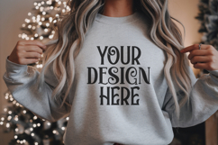 Christmas Gildan 18000 Heavy Blend Crewneck Sweatshirt Mocku Product Image 1
