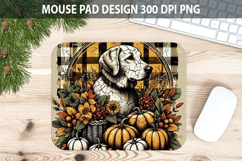 Dog Mouse pad Sublimation - Thanksgiving PNG Design Product Image 1
