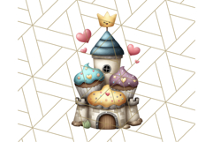 Princess Tea Party PNG Clipart with Teacups &amp; Fancy Treats Product Image 3