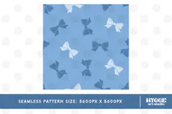 American 4th of July Patriotic Coquette Bow Seamless Pattern Product Image 2