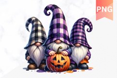 Halloween Gnome Sublimation - Clipart PNG Design Product Image 1