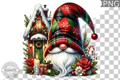 Christmas Gnome Sublimation - Clipart PNG Design Product Image 1