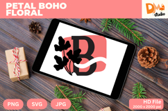 Petal Boho Floral Monogram Product Image 1