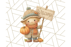Creepy Carnival Halloween Clipart PNG with Hayride Art Product Image 3