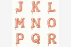Soft Nude Blush Jelly Alphabet PNG Bundle, A-Z Letters Product Image 4