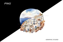 Greece summer clipart, Mediterranean Food Clipart, Product Image 1