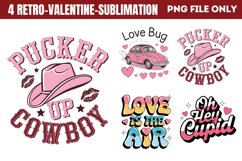 Retro Valentine Sublimation Bundle PNG Product Image 17