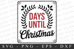 Days Until Christmas Svg | Christmas svg Product Image 1