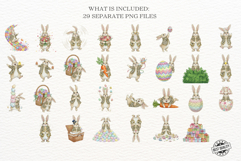 Funny Easter Bunny Clipart Product Image 3