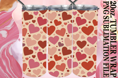 ENCHANTING GIFT 20oz TUMBLER WRAP, Valentine's Pattern Product Image 1