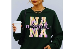 Boho Easter Brushstroke PNG Bundle | 5 Family Names DIY Gift Product Image 3