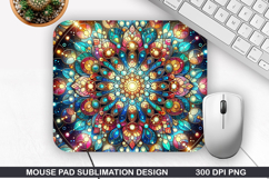 Fireworks Mouse Pad Sublimation, 4th Of July Mouse Pad PNG Product Image 1