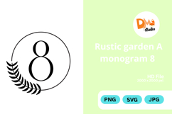 Rustic Garden Monogram Product Image 1