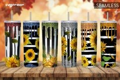 Sunflower Tumbler Sublimation | Skinny 20 oz | Tapered Product Image 1