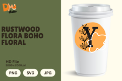 Rustwood Flora Boho Floral Monogram Product Image 1