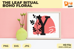 The Leaf Ritual Boho Floral Monogram Product Image 1
