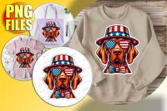 Cheerful TOTE BAG Art Ideas, American Dog Product Image 1