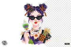 Halloween Girls Clipart Product Image 1