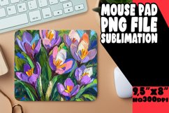 Vivid Oil Flower Art for Round Design PNG Product Image 1