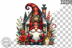 Christmas Gnome Sublimation - Clipart PNG Design Product Image 1