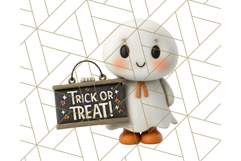 Retro Halloween Clipart Vintage PNG Graphics, 50s Holiday Product Image 3