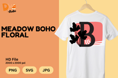 Meadow Boho Floral Monogram Product Image 1