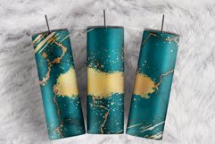 Custom Name Wrap Turquoise Teal Marble 20oz tumbler designs Product Image 1