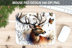 Watercolor Antelope Mouse pad Sublimation - Animal PNG Product Image 1