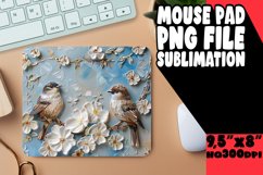 Playful 3D Flower Pattern Mouse Pad Product Image 1